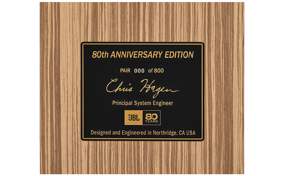 L100 Classic 80 Exclusive Oak wood veneer design limited to 800 pair worldwide - Image